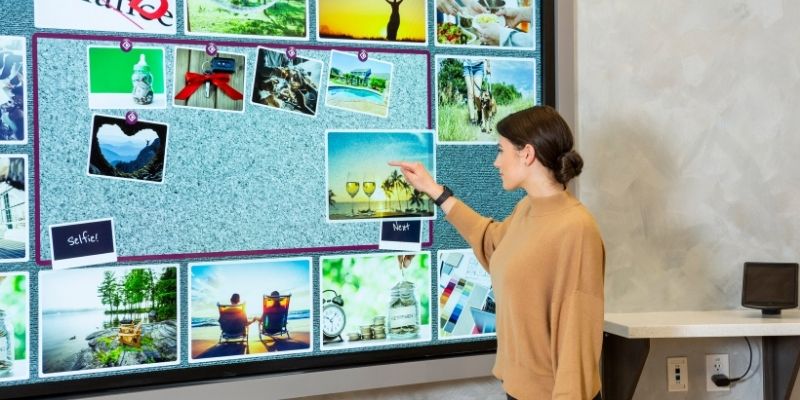PWCampbell Interactive Kiosk Vision Board Peoples Bank BrandvisionHD