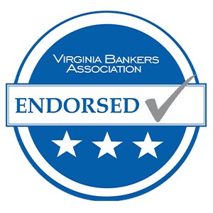 Virginia Bankers Association Endorsed Vendor badge
