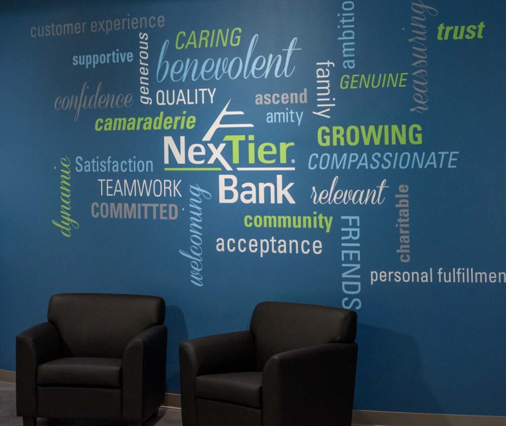 NexTier Bank Butler Wall